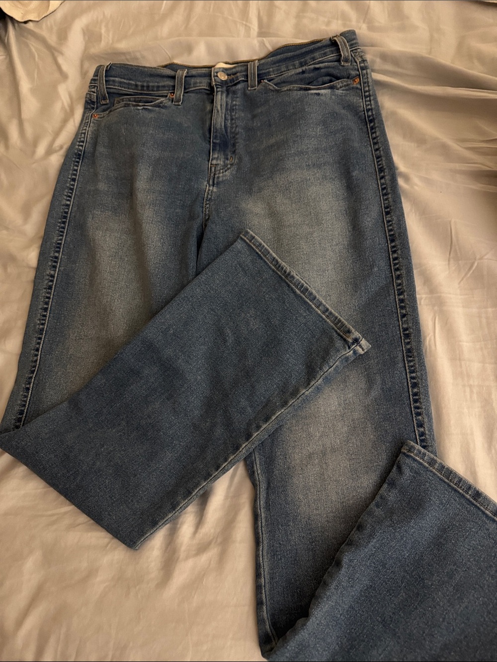 Signature by Levi Strauss Blue High-Rise Kick Boot Jeans